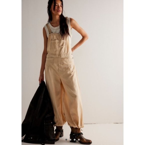 NWT- Free People Follow the Sun One-Piece - Semolina - L